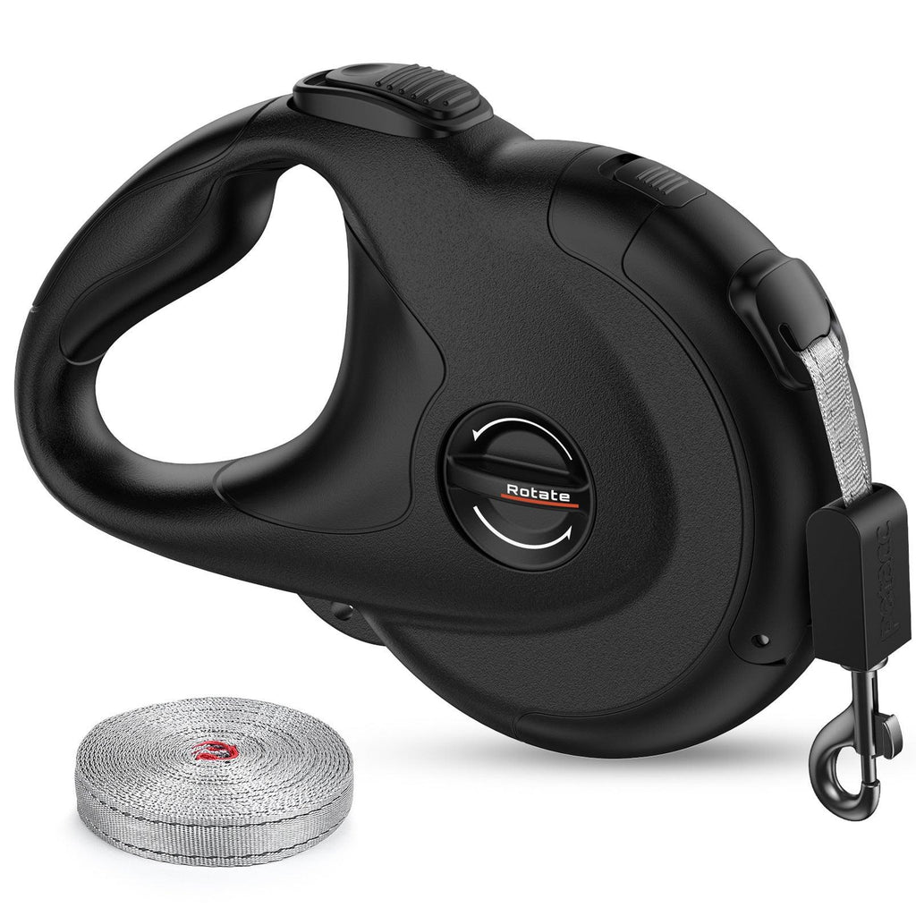 Reflective Retractable Dog Leash With Tractor Design