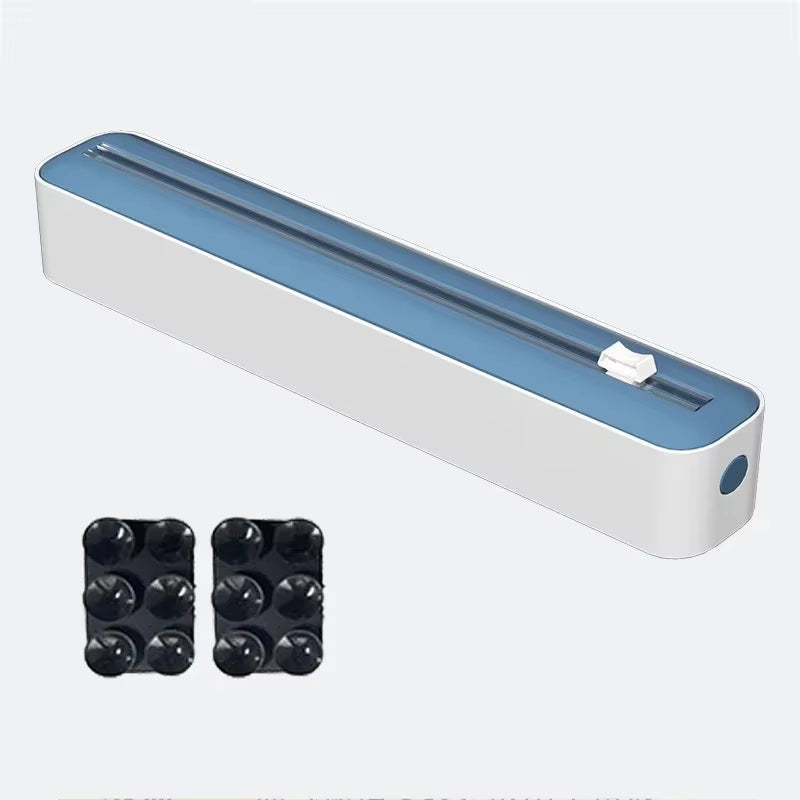 Revolutionary 2-in-1 Food Film Dispenser and Cutter: The Ultimate Kitchen Organizer for Foil and Stretch Film