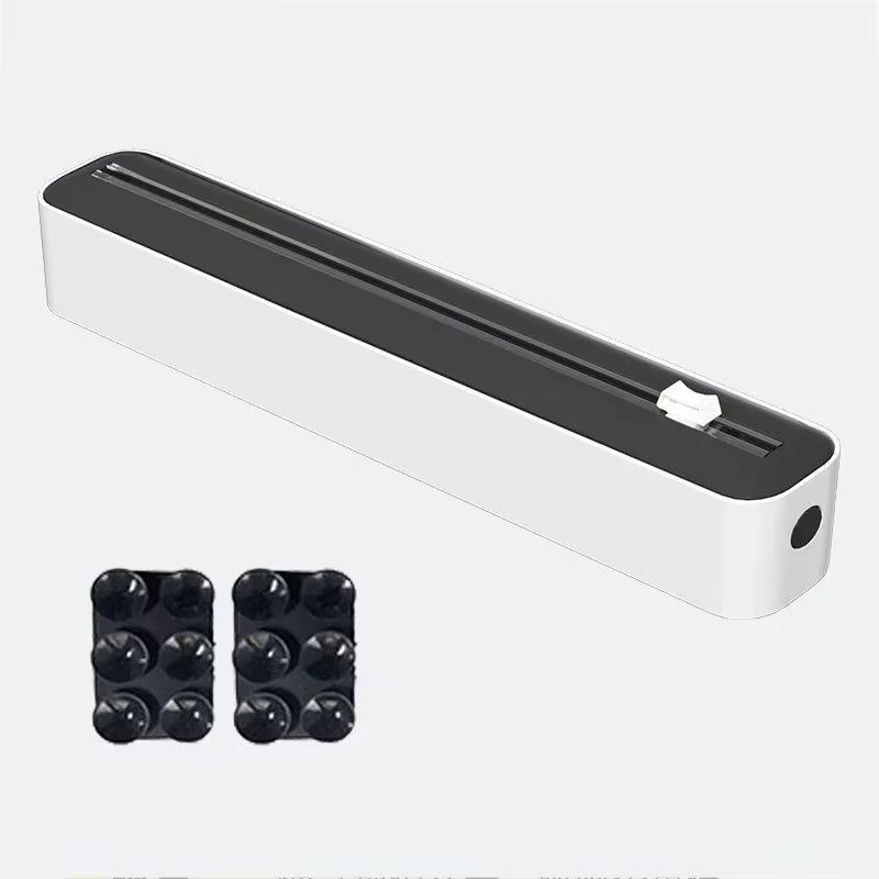 Revolutionary 2-in-1 Food Film Dispenser and Cutter: The Ultimate Kitchen Organizer for Foil and Stretch Film