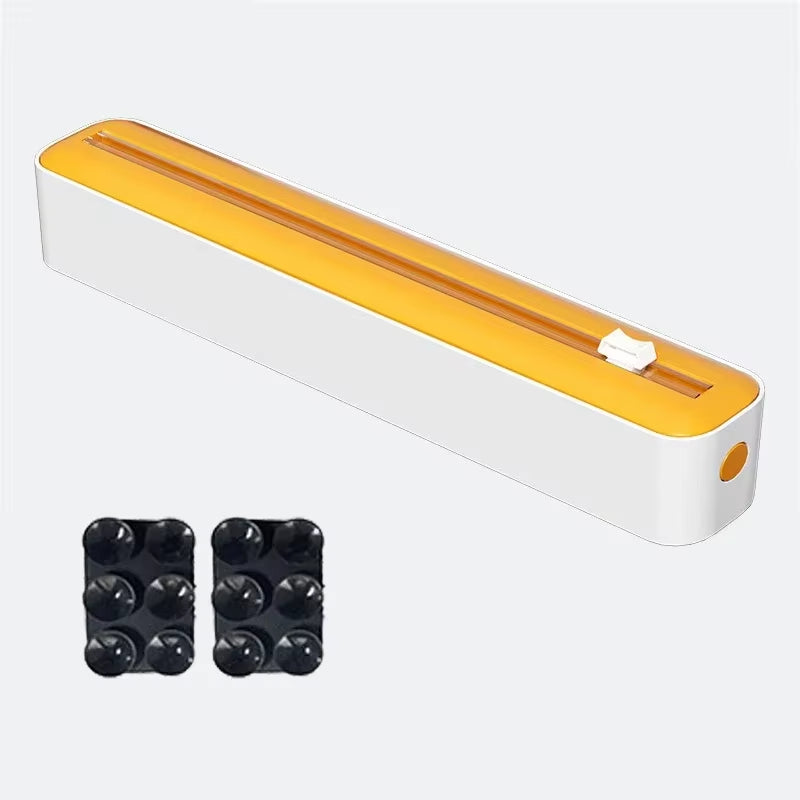 Revolutionary 2-in-1 Food Film Dispenser and Cutter: The Ultimate Kitchen Organizer for Foil and Stretch Film