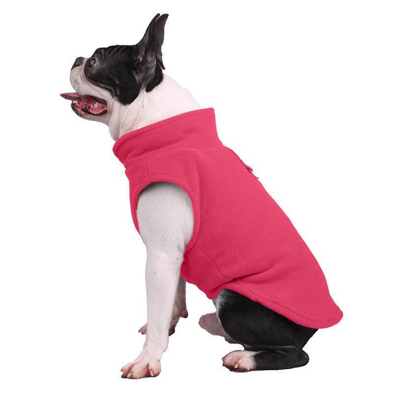 Cozy Fleece Pet Sweater: Stylish Comfort For Your Furry Friend